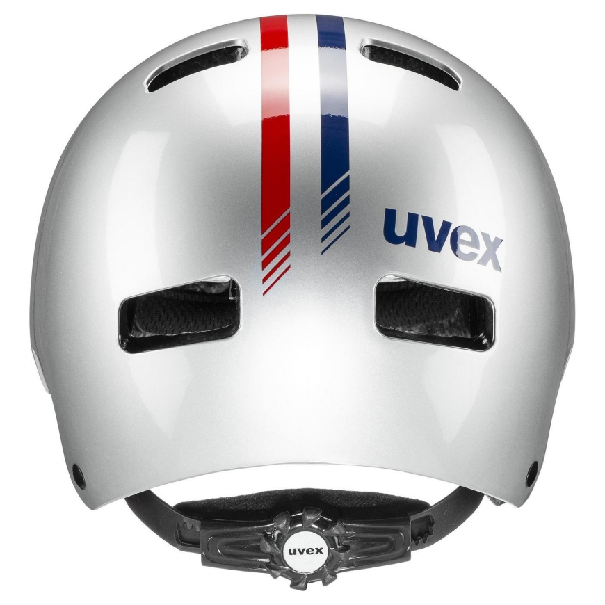 Šalmas Uvex Kid 3 race sidabrinis-51-55CM – 2