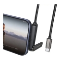Borofone BX125 Pacifico data transfer and charging cable | USB-C to USB-C | PD | 60W | 1m | black Borofone BX125 Pacifico data transfer and charging cable | USB-C to USB-C | PD | 60W | 1m | black