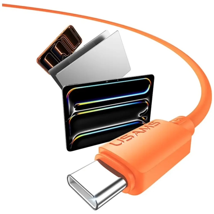 USAMS U98 провод для передачи данных и зарядки | USB-C на Lightning | 30W | белый – 5
