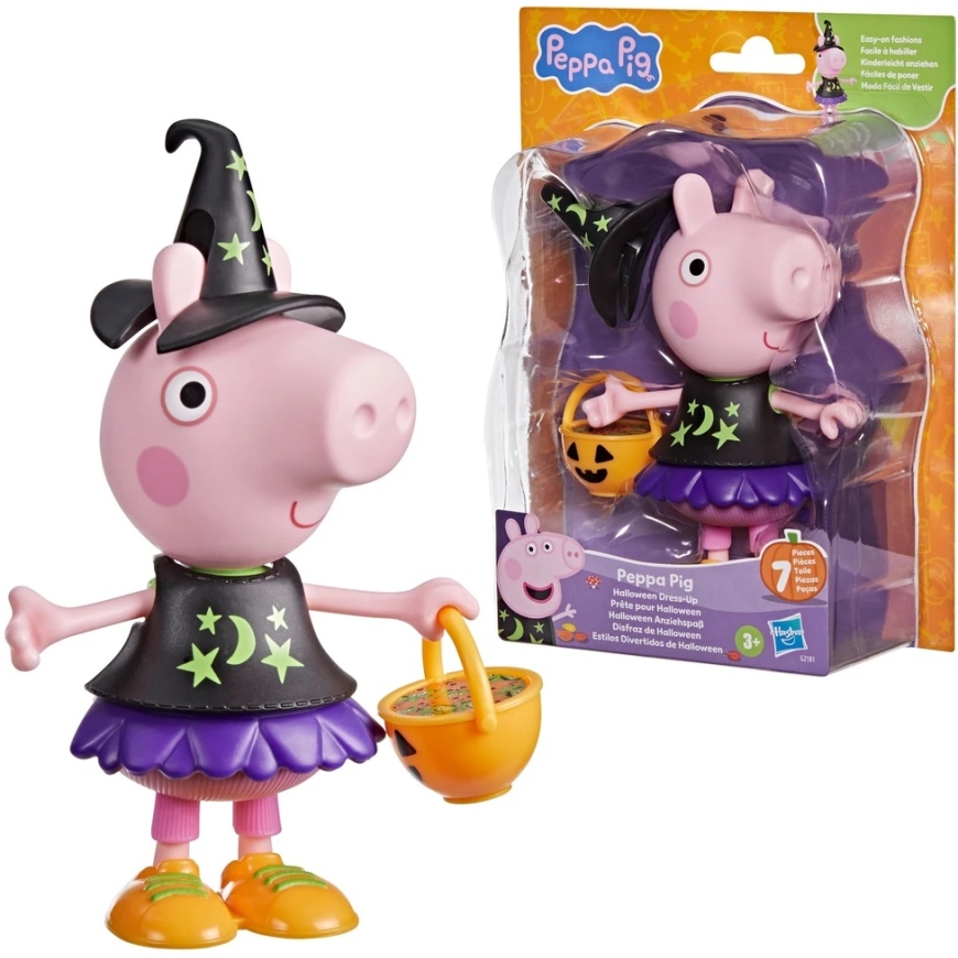 Peppa Pig Rinkinys „Pepa ir draugai: Helovinas“, 15 cm – 4