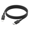 HOCO X90 datu pārraides un uzlādes vads | USB-C uz Lightning | PD | 20W | 1m | melns