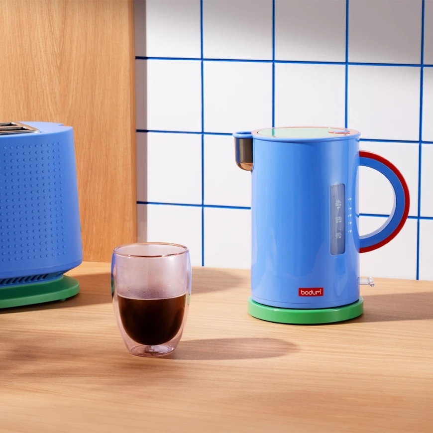 Bodum virdulys elektrinis MoMA Bistro 1L sky mėlynas – 2