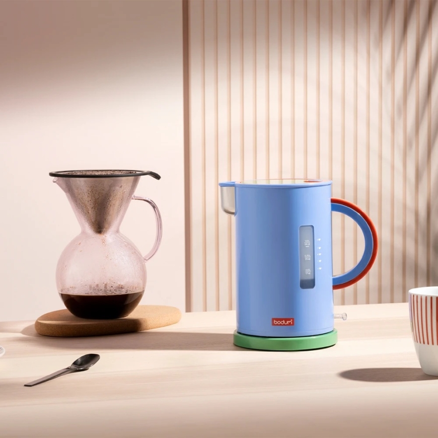 Bodum elektriskais tējkanna MoMA Bistro 1L debeszila – 3