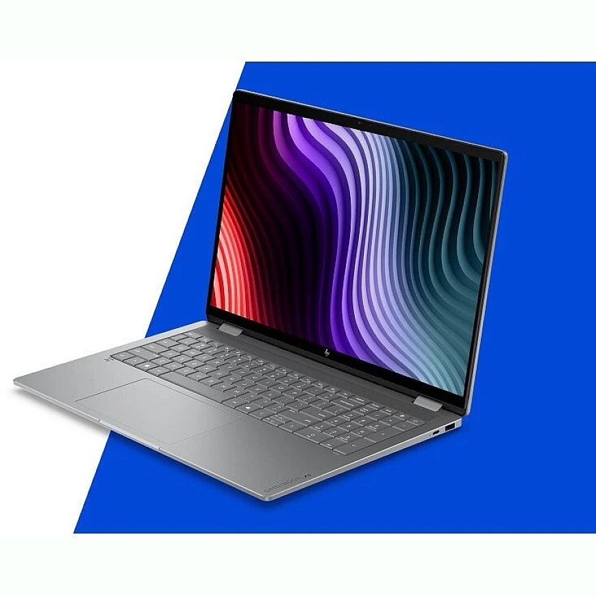 HP OmniBook X Flip portatīvais dators – Ryzen AI 7 445 | 16" 3K OLED skārienekrāns | 24GB | 512GB | W11H | Sudraba | Bez lādētāj – 3
