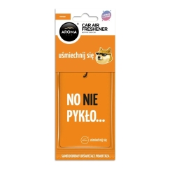 Car air freshener AROMA CAR LETS SMILE Orange