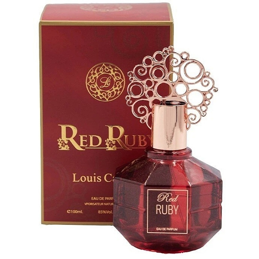 Louis Cardin Raudona Ruby EDP parfumuotas vanduo moterims, 100 ml – 3