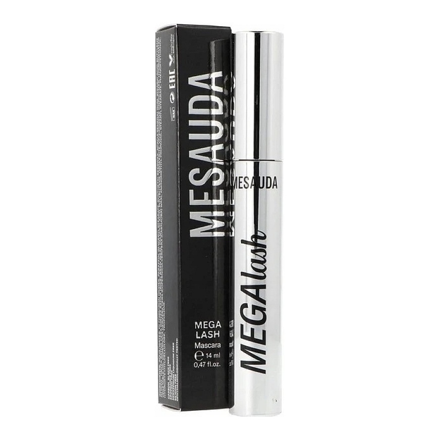 Тушь для ресниц L'Oreal Mesauda Mega Lash False Lashes Effect, создающая эффект искусственных ресниц, оттенок: Черный, 14 мл – 5