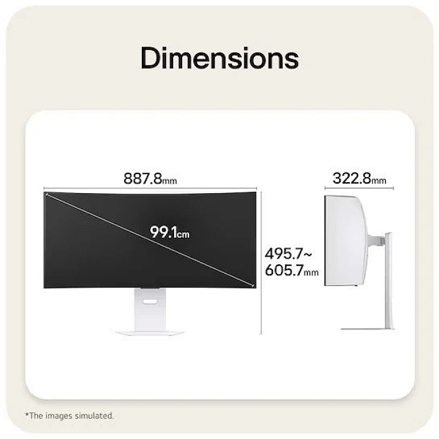 39" LG 39GX90SA-W Изогнутый монитор – 3