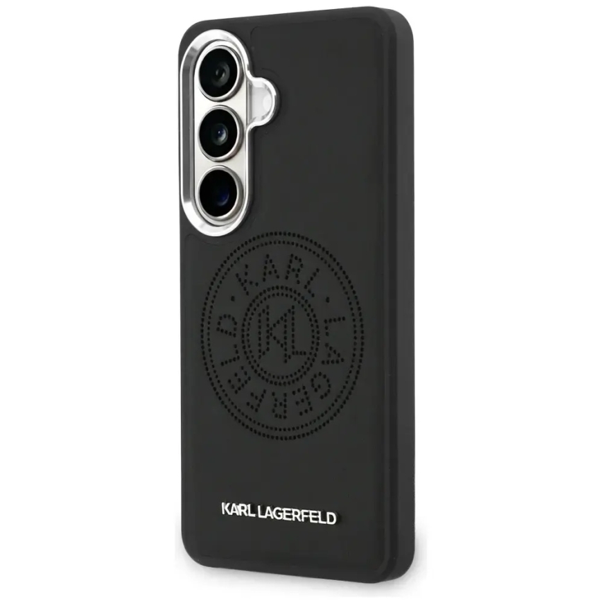 Karl Lagerfeld Perforated KL telefoni ümbris MagSafe toega Samsung Galaxy S26+ (S947) must – 2