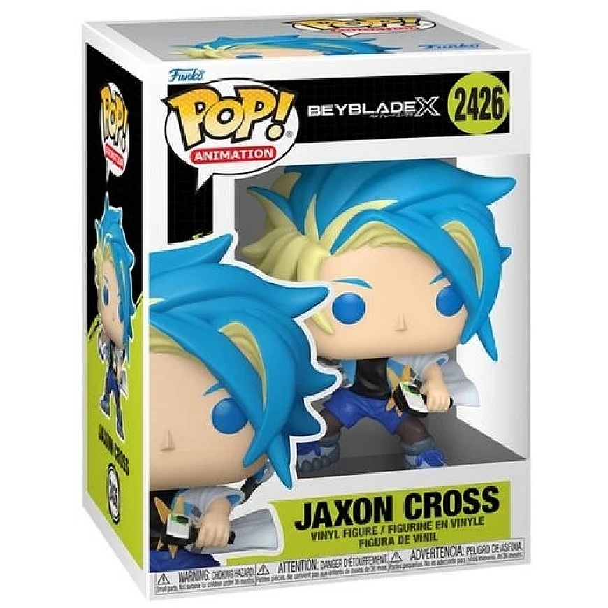 FUNKO POP! Vinilinė figūrėlė: Beyblade X - Jaxon Cross, ~9.5 cm
