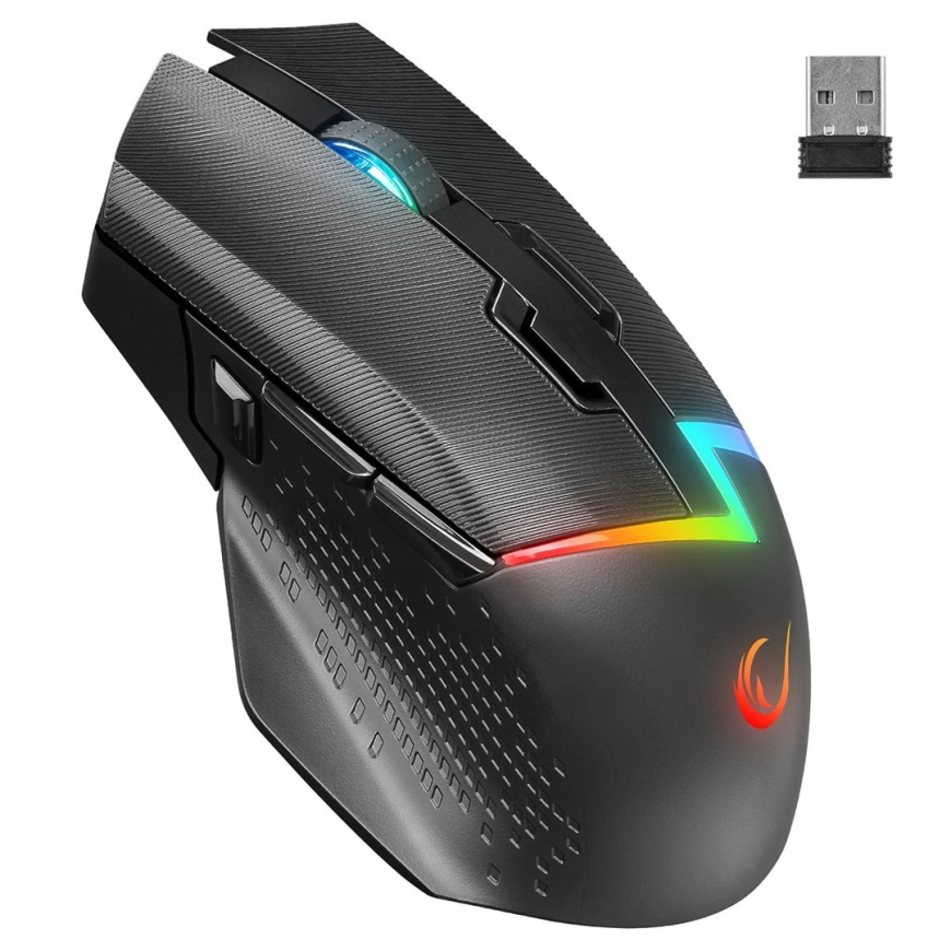 RAMPAGE DROP M3 V2 24000 DPI BEVADIS PELĖ JUODA