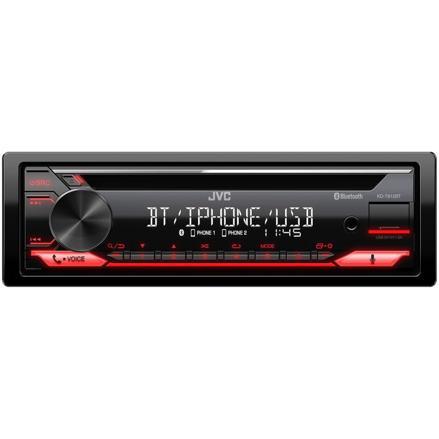 JVC KD-T812BT automašīnas mediju uztvērējs