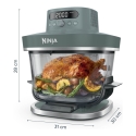 Ninja CRISPi PRO 7-in-1 XL lasinen ilmakeittimen – Ash Grey AS101EUGY