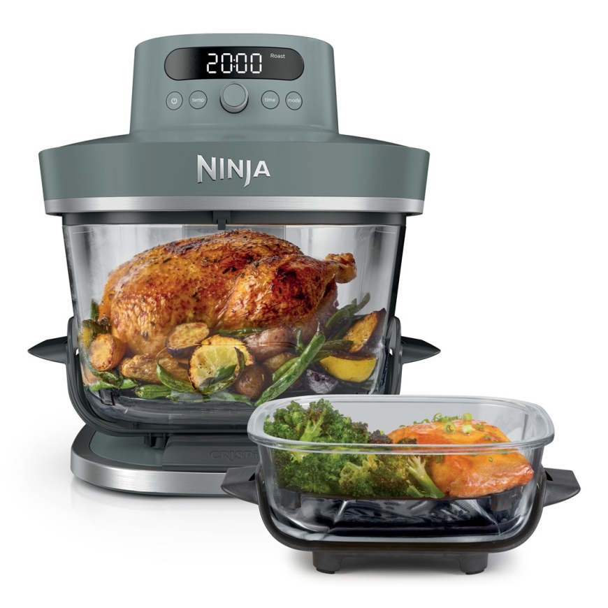 Ninja CRISPi PRO 7-in-1 XL klaasist õhufritüüri – Ash Grey AS101EUGY – 3