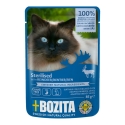 BOZITA Sterilizētie gaļas gabali mērces ar ziemeļbriežu gaļu – mitrais kaķu barība – 85g BOZITA Sterilizētie gaļas gabali mērces ar ziemeļbriežu gaļu – mitrais kaķu barība – 85g