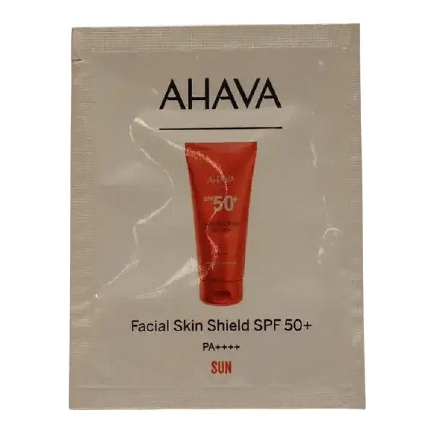 Ahava, Sejas ādas aizsardzība, Pirms saules starojuma, Krēms, Sejai, SPF50+, 2 ml *Paraugs