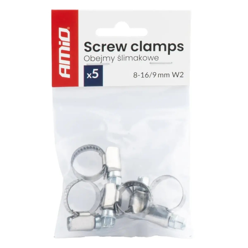 Kruviklemm 5 tk 8–16 mm /9 mm W2 AMIO-04580 – 3