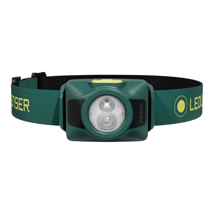 Ledlenser HF4R pealamp metsarohelises – 2