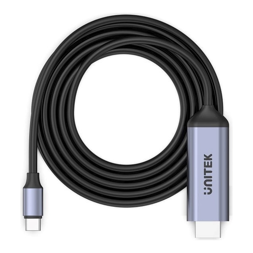 UNITEK USB-C į HDMI kabelis – 8K, USB 4, HDR10+, 1,8 m – 4