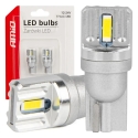 LED spuldzes STANDARD T10 W5W 2×1860 SMD, baltas, 12V/24V AMIO-03719