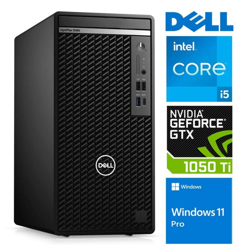 Dell OptiPlex 5080 Tower i5-10500 16GB 512SSD NVME GTX1050Ti 4GB W11P – 2
