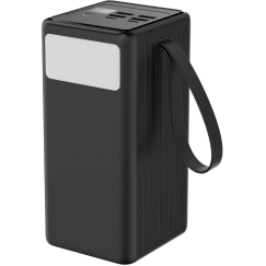 Platinet PMPB6065 60000 mAh 65W PD Taskulamp Must