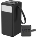 Platinet PMPB6065 60000 mAh 65W PD Lukturis Melns