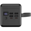 Platinet PMPB6065 60000 mAh 65W PD Taskulamp Must