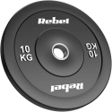 Olympic Rubber Bumper Weight Set 2x10kg, hole diameter 51 mm, REBEL ACTIVE