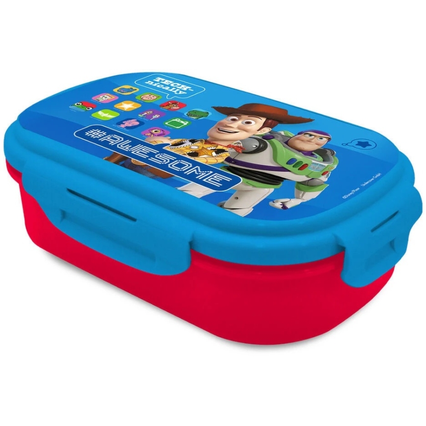 Bērnu licence Disney Pixar Toy Story pusdienu kaste ar galda piederumiem