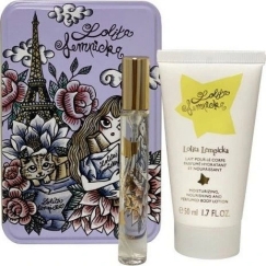 Set Lolita Lempicka: Green Lover Eau De Parfum for women 7.5 ml *Miniature + Green Lover Moisturizing Daily Body Lotion, 50 ml