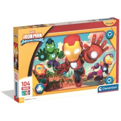 Clementoni Pužļa 104 gab. - Iron Man