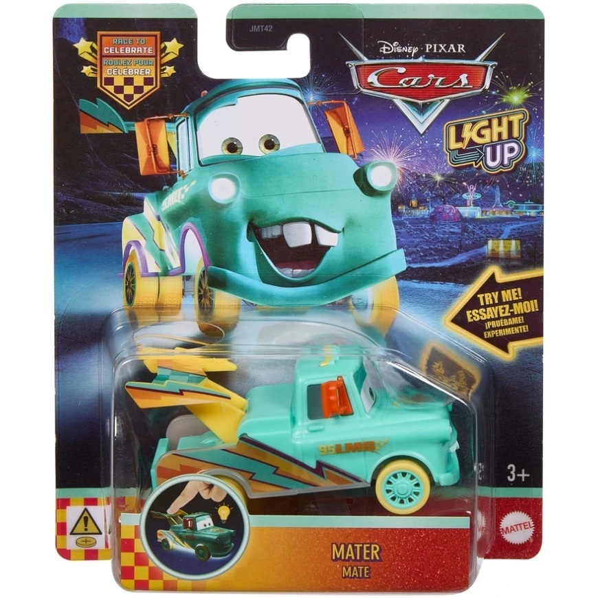 Pixar Cars Mattel CARS mirdzošais automodelis (JMT42) – 3