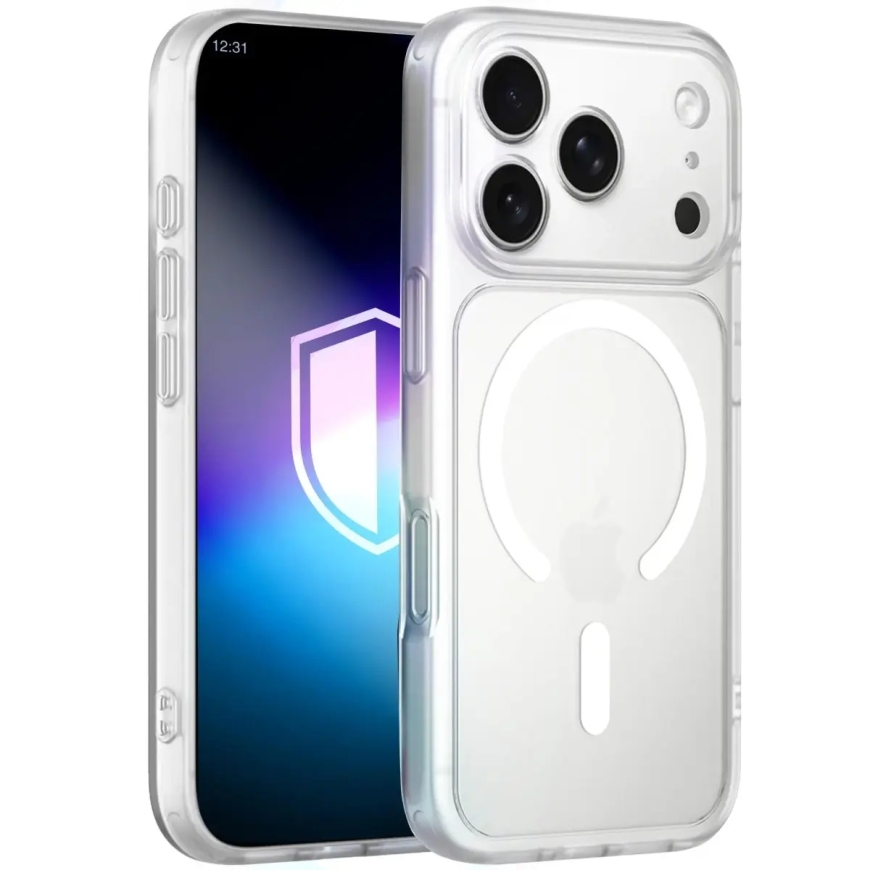 3mk Misty MagCase чехол с поддержкой MagSafe для телефона iPhone 17 Pro Max | iPhone 18 Pro Max белый