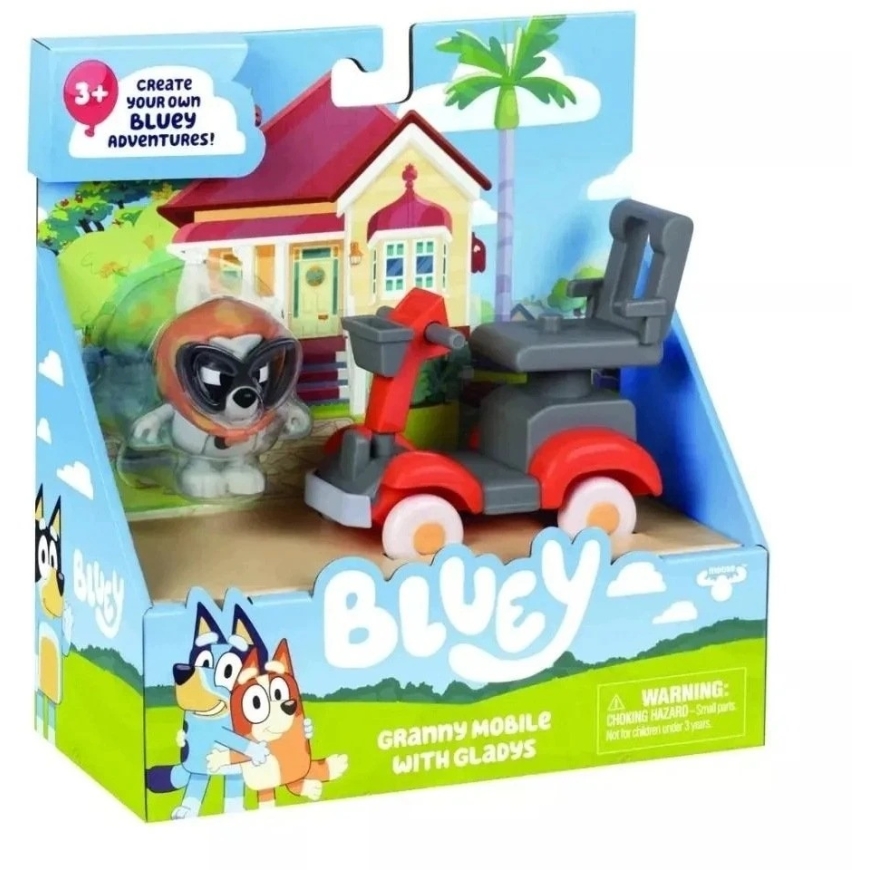 Tm Toys TMT Bluey набор транспортных средств Бабушка Маффин BLU19316 93167