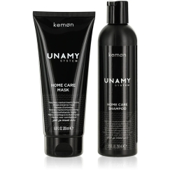 Unamy System Home Care set Kemon: Unamy System Hair Care shampoo, 250 ml + Unamy System Hair Care conditioner-mask, 200 ml