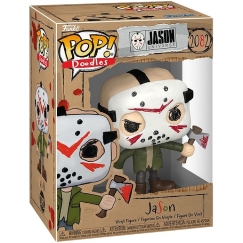 FUNKO POP! Vinyylihahmo: Perjantai 13.: Jason (Doodles), ~9.9 cm