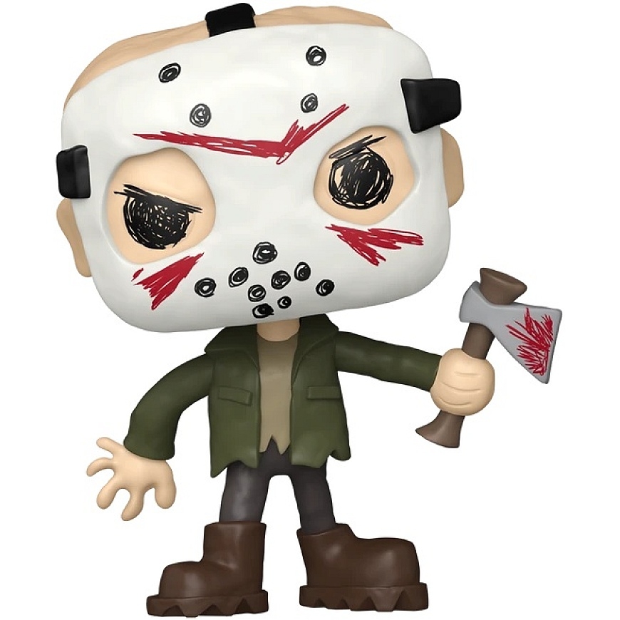 FUNKO POP! Vinyylihahmo: Perjantai 13.: Jason (Doodles), ~9.9 cm – 2