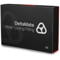 Thermal Grizzly DeltaMate Connecting Element – 90 Degrees, Glossy Nickel, Pack of 6 Thermal Grizzly DeltaMate Connecting Element – 90 Degrees, Glossy Nickel, Pack of 6