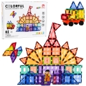 Lean Toys Магнитные блоки 85 шт.