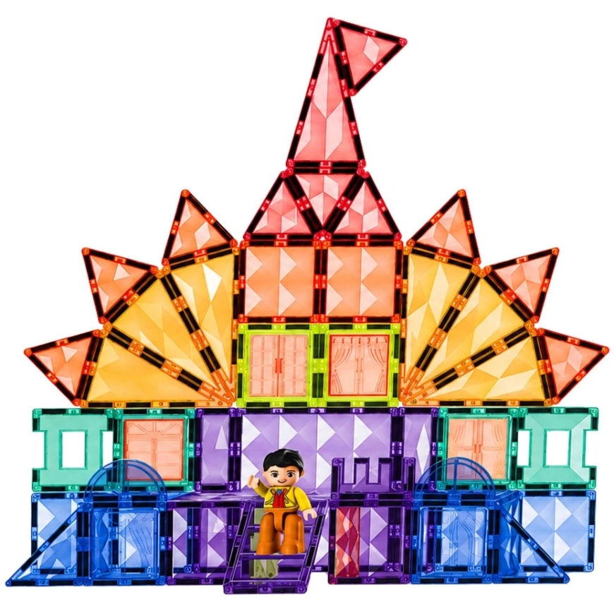 Lean Toys Magnetilised plokid 85 tk. – 3