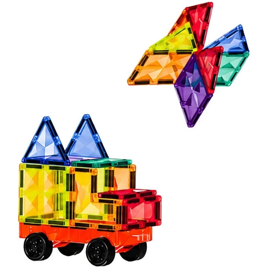 Lean Toys Magnetiniai blokeliai 85 vnt. – 4