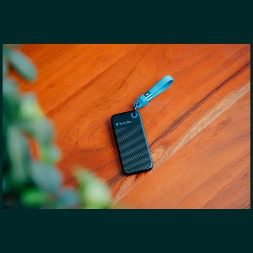 Välised andmehoidlad Verbatim Pocket SSD 256GB USB-C 3.2 gen.2 must-sinine 32416 – 5