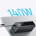 Cuktech PB200U ārējais akumulators (powerbank) | 20 000 mAh | 210W | USB-C, USB-A | LED ekrāns | melns Cuktech PB200U ārējais akumulators (powerbank) | 20 000 mAh | 210W | USB-C, USB-A | LED ekrāns | melns