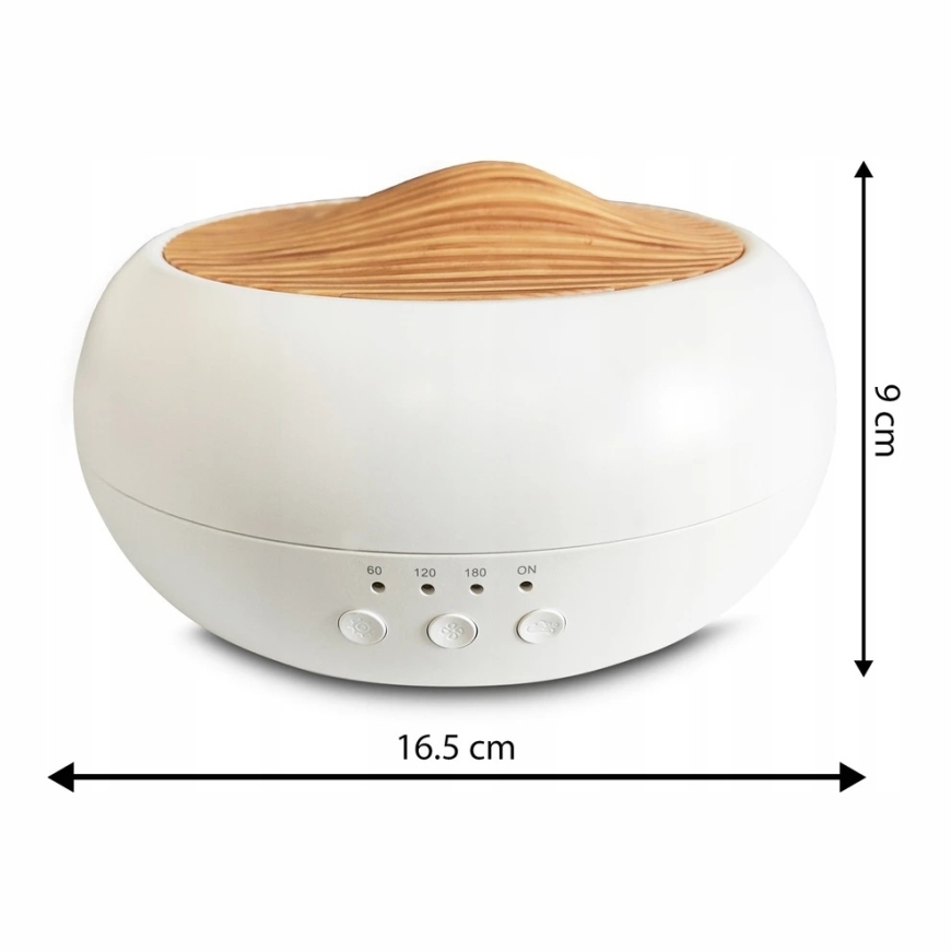 Аромадиффузор AromaZen, 250 мл, 8 цветов LED, 12 Вт – 4
