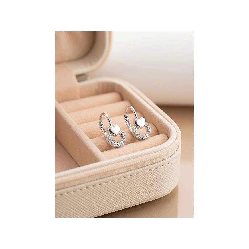 Brilio Silver Brilio Silver Stunning Silver Earrings with Zirconia EA1276W – 5