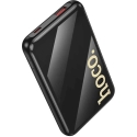 Hoco 10000 mAh QC PD 22.5W Power Bank with Integrated USB C + Lightning Cables Q37 Black Hoco 10000 mAh QC PD 22.5W Power Bank with Integrated USB C + Lightning Cables Q37 Black