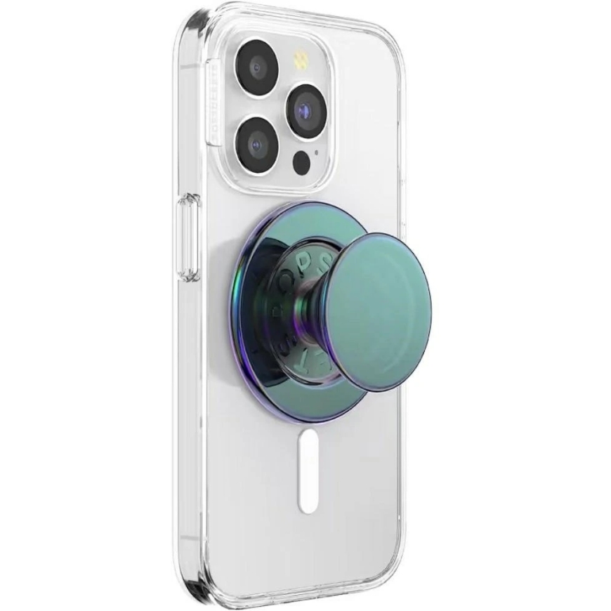 PopSockets apaļais Nightshade Opalescent MagSafe telefona turētājs un statīvs – 2