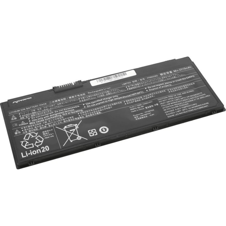 Movano Battery fpb0338s for Fujitsu Lifebook U758 – 3490 mAh (50 Wh) – 4
