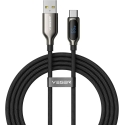 Veger AC1-XHJ data transfer and charging cable | USB-A to USB-C | PD | 66W | with LED display | 1.2m | black Veger AC1-XHJ data transfer and charging cable | USB-A to USB-C | PD | 66W | with LED display | 1.2m | black